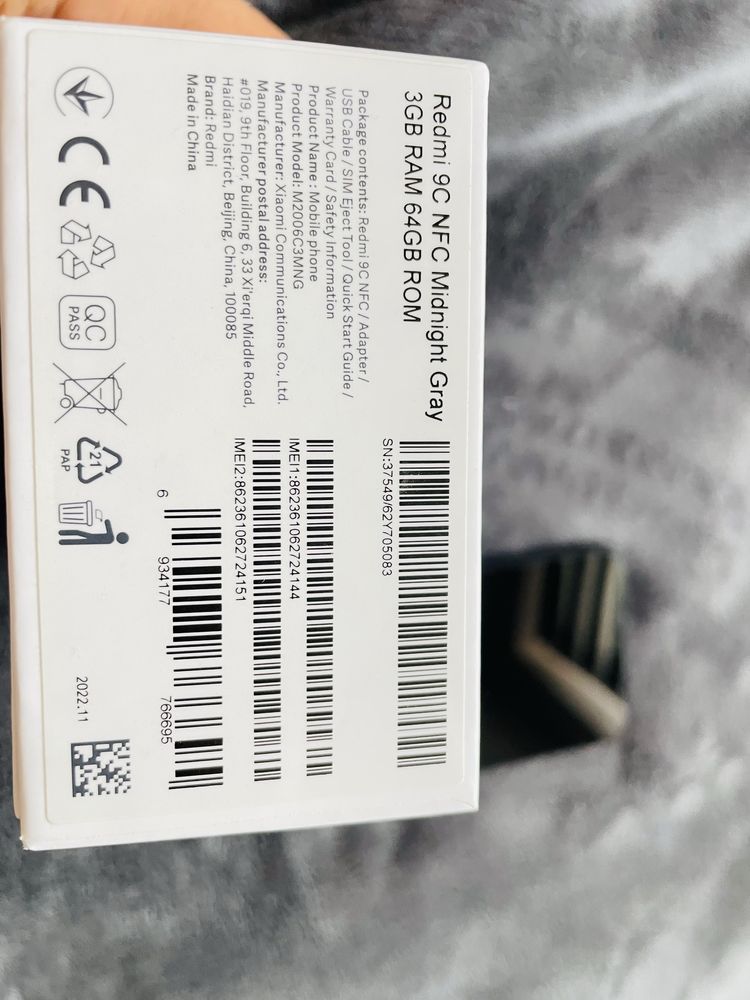 Redmi 9C NFC,3GB+64GB ROM