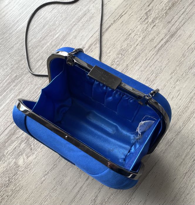 Bolsa clutch azul