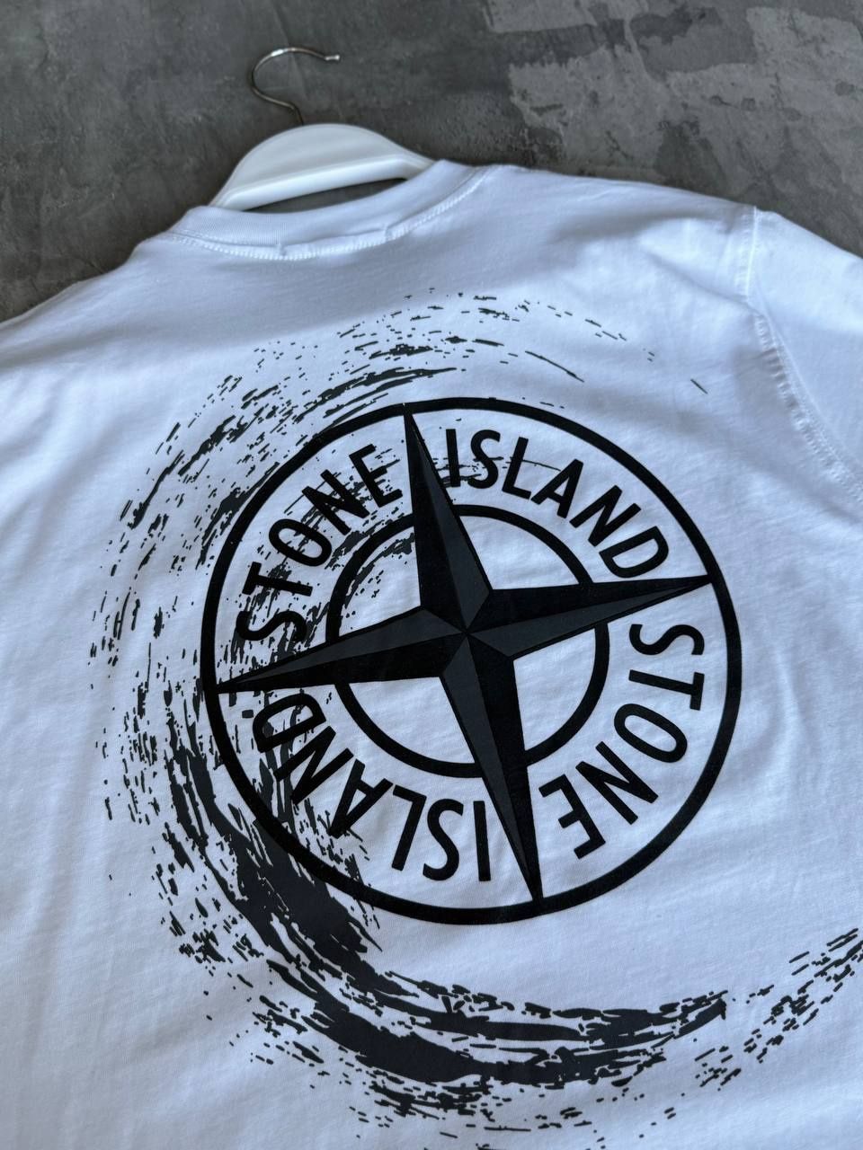 Stone Island | Чоловічий комплект: футболка + шорти | Premium Quality