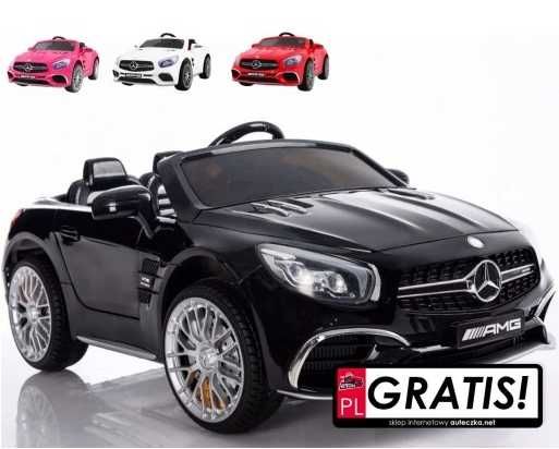 MEGAAUTKA.PL Samochód elektryczny Auto na akumulator MERCEDES SL65 AMG