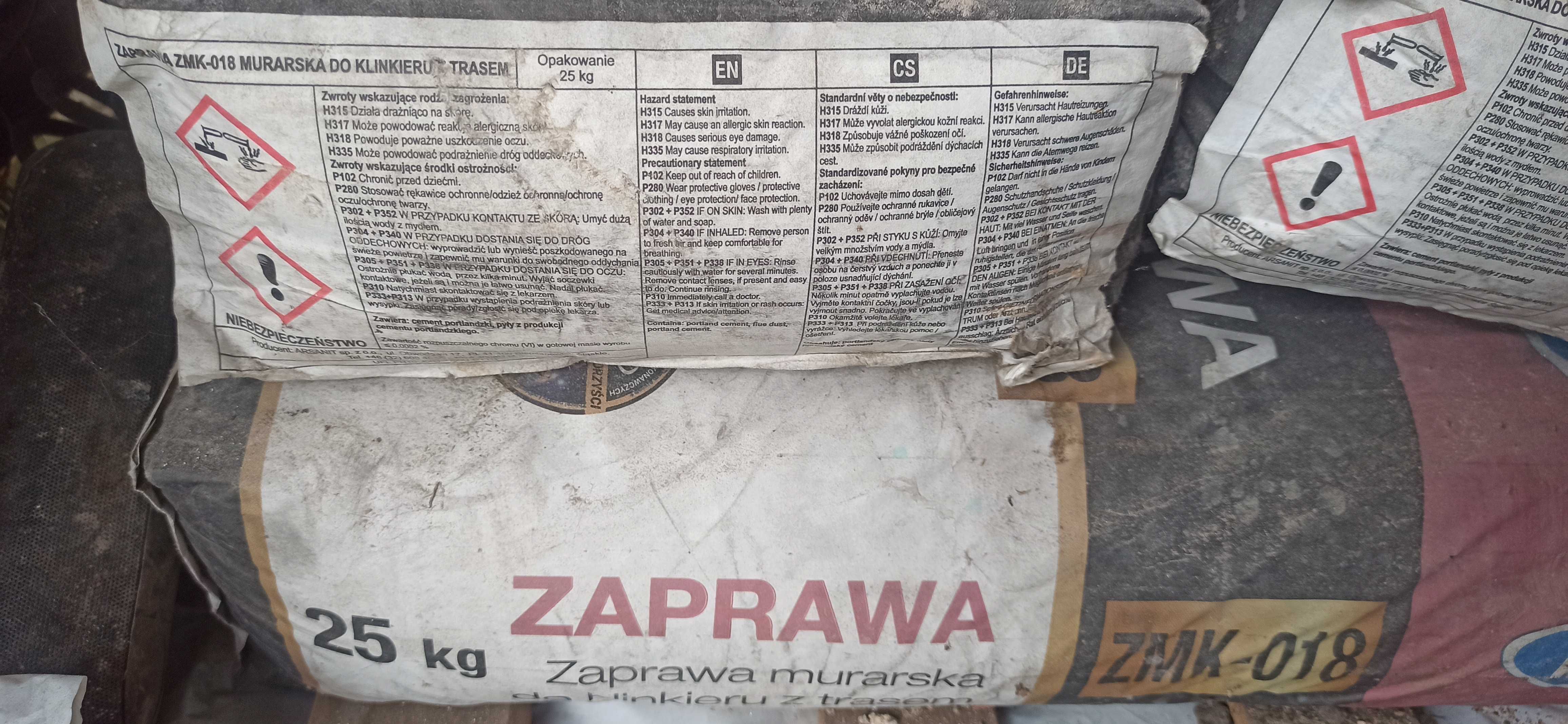 Zaprawa murarska klinkierowa