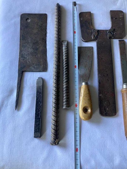 Narzędzia warsztatowe budowlane stare solidne zestaw PRL retro vintage