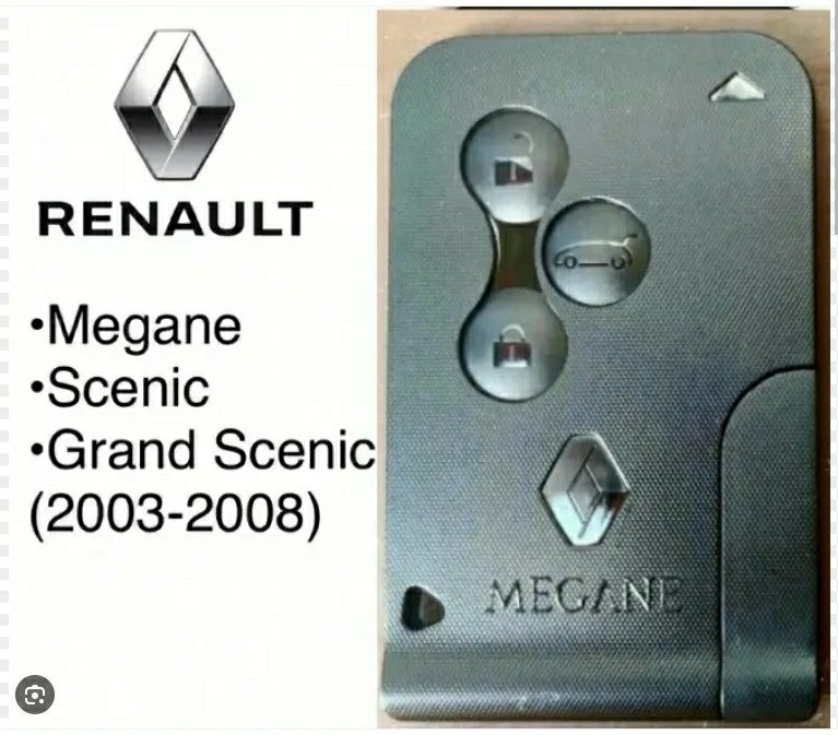 Ключи карти   Renault Прив'язка до автомобіля