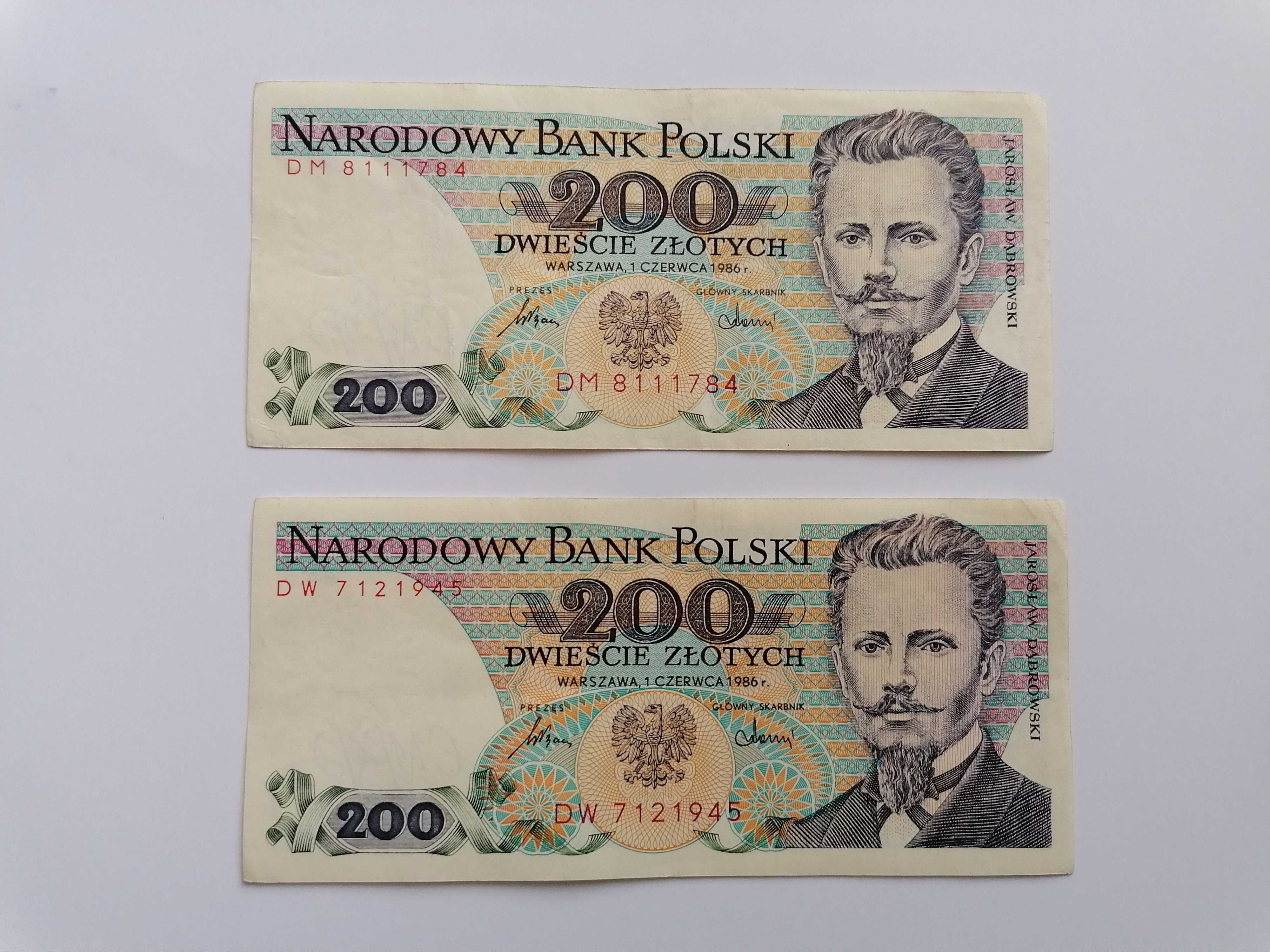 Banknoty PRL 200zl
