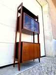 Estante olaio vintage + vitrine 83,5comp x 31prof x 35prof x 180alt.