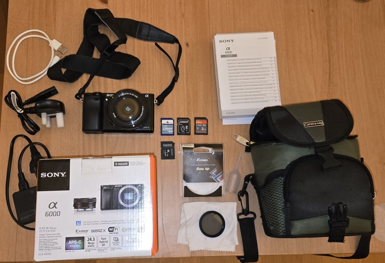 Sony alfa 6000 como novo