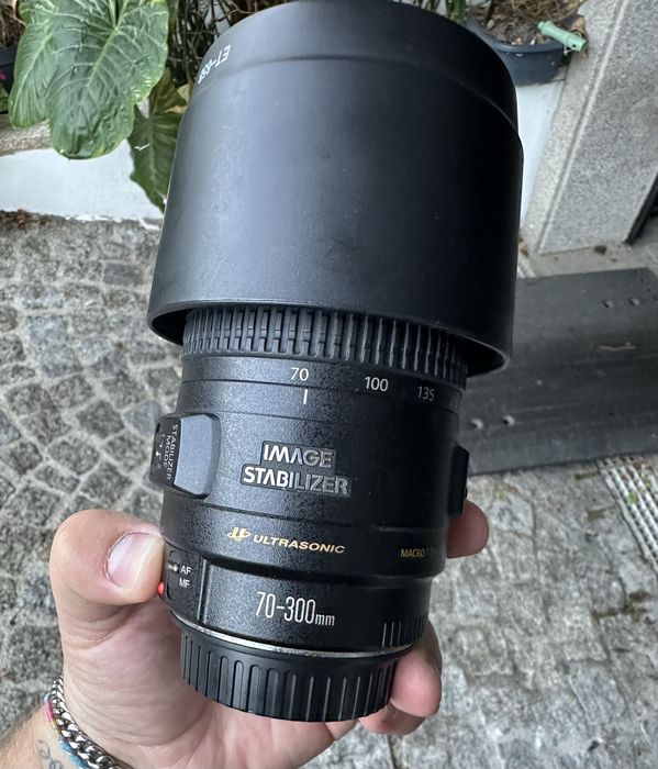 Objetiva canon 70-300 mm macro