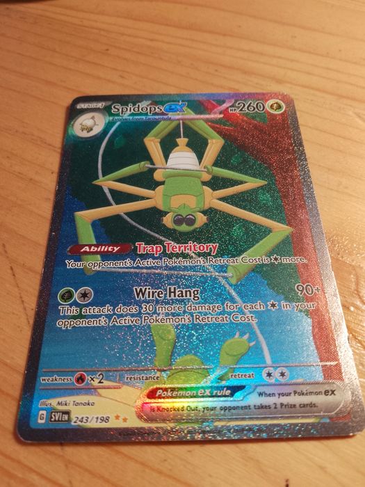 Karta Pokemon [Spidops] EX. 2023