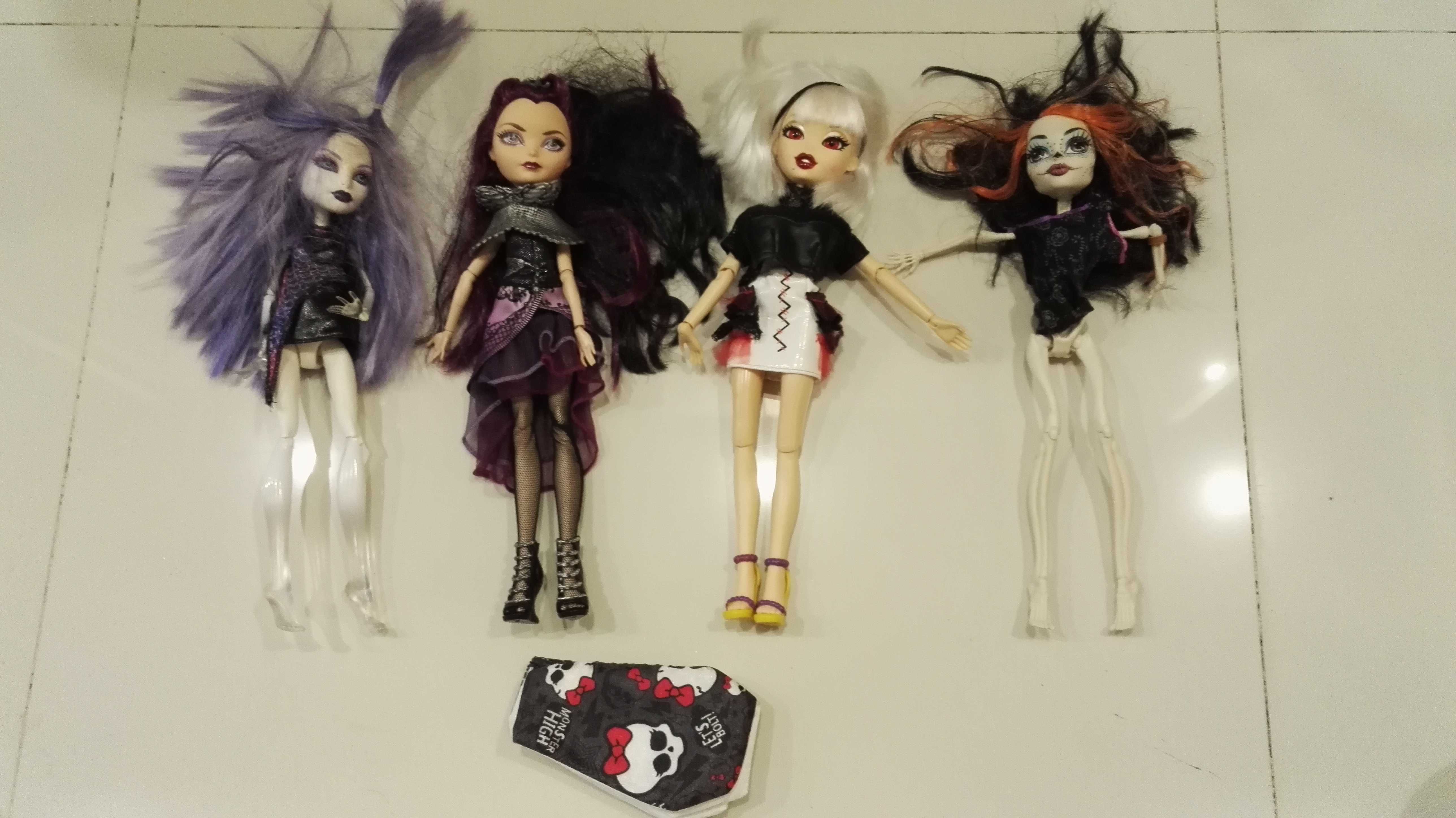 Lalki Monster High Ever After , Bratzillaz  ,4sztuki   < no 4