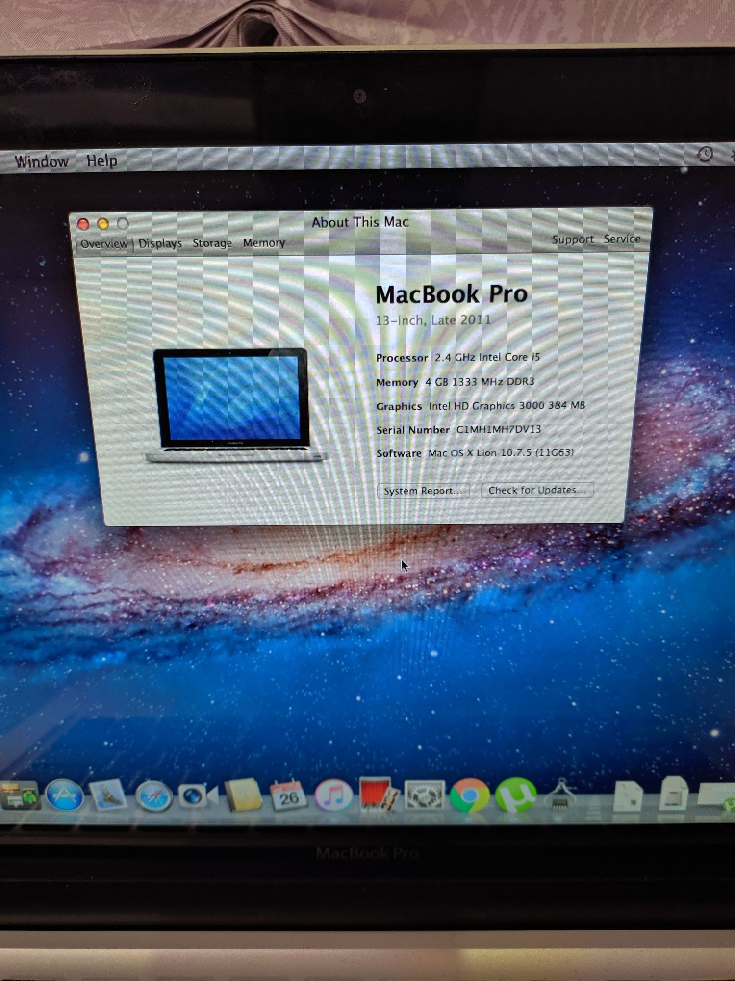 Macbook pro 13"!