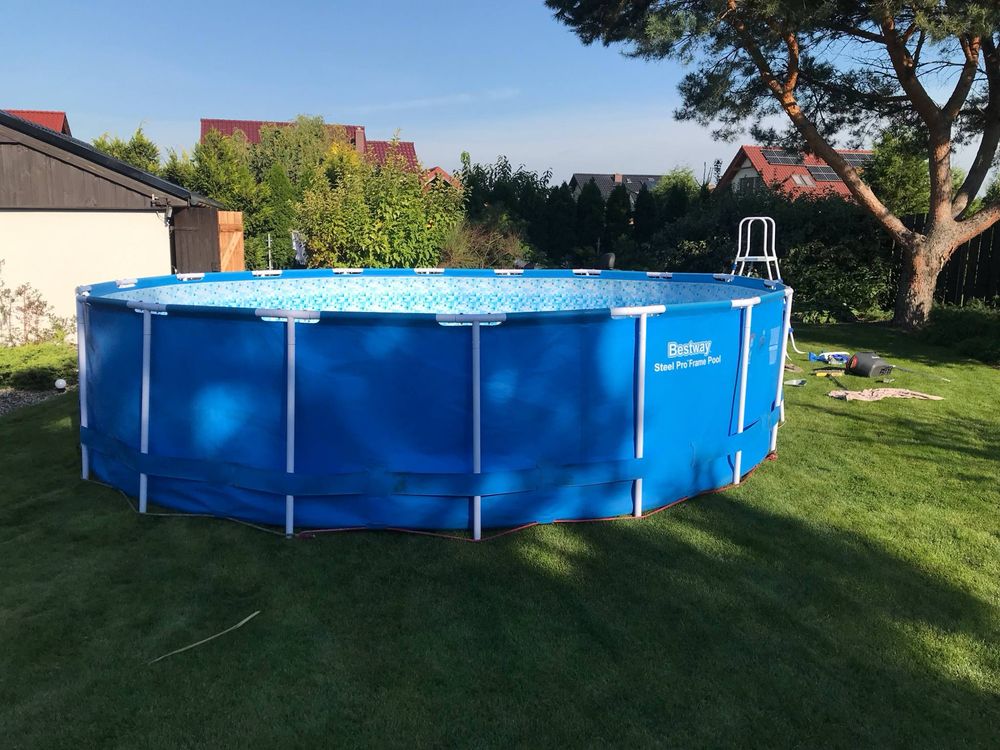 Basen ogrodowy bestway steel pro 550cm 122cm