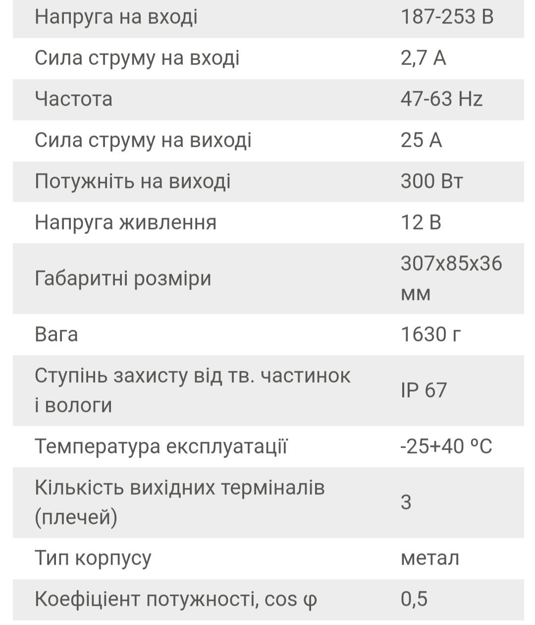 Блок питания для светодиодов