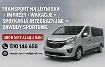 Transport busem Ostrów, bus 9-osobowy; lotniska, wycieczki, wesela