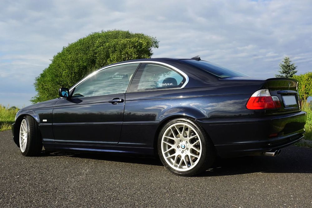 BMW Seria 3 BMW E46 330Ci Coupe 231 KM  Manual | styling 163 CSL Orientblau OEM+