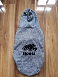 Szara bluza z kapturem Kanga dla psa Roots x Canada Pooch L
