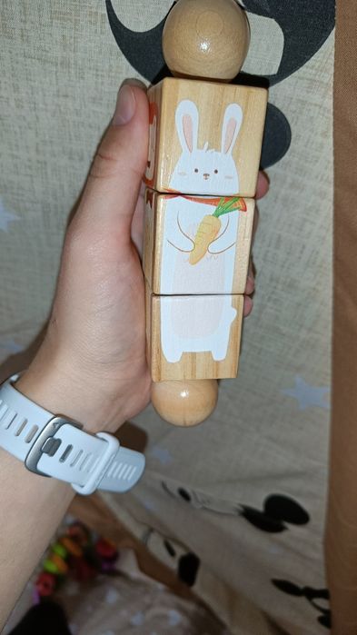 Дерев'яні кубики, перевертиш