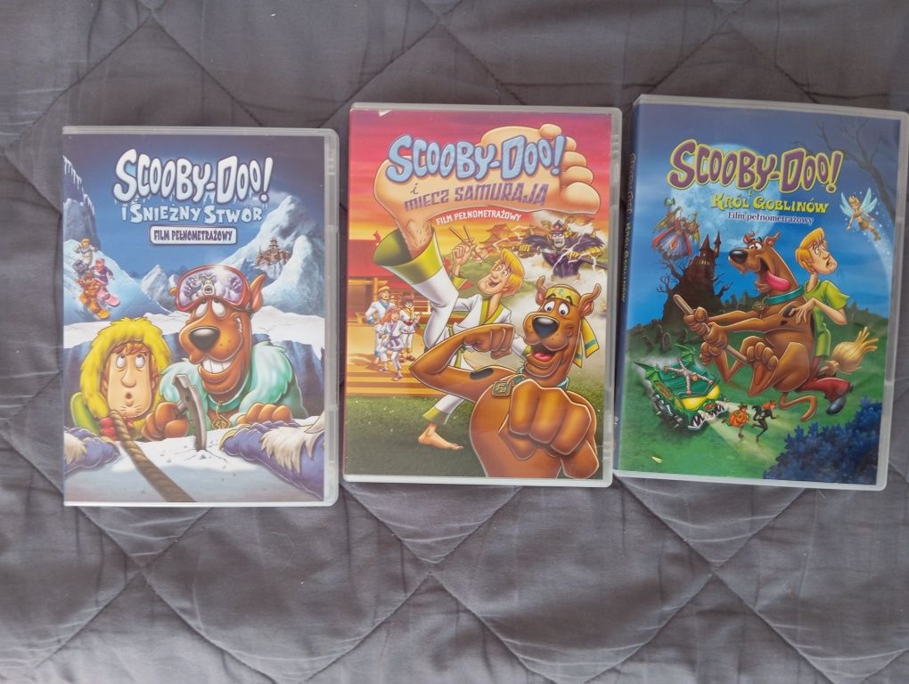 3x DVD Scooby-Doo, pełen metraż, jez połl Super stan i cena
