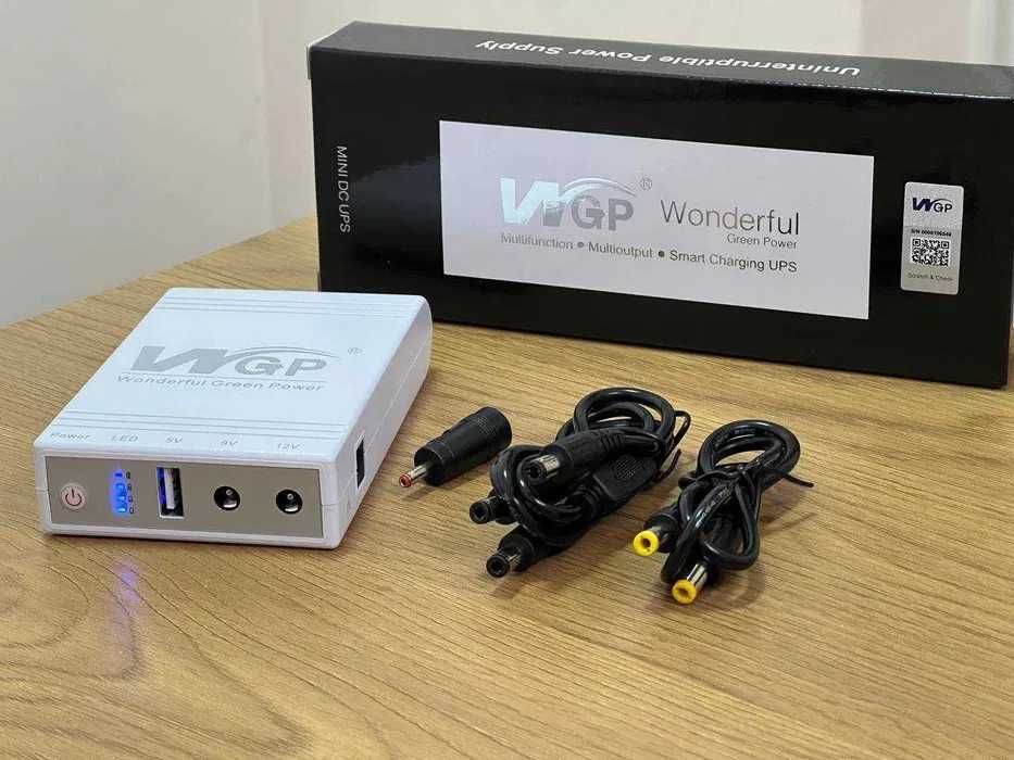 ДБЖ для роутерів WGP 103 UPS 5V 9V 12V 10400 mAh
