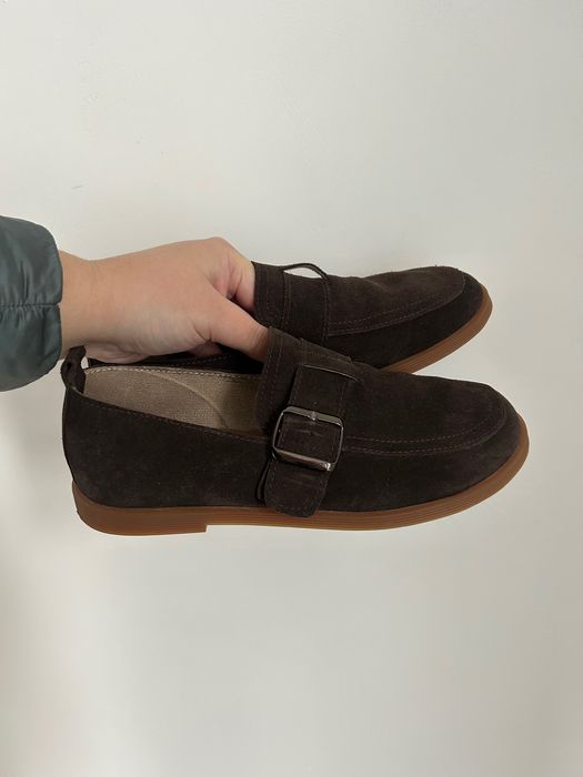 Лофери трендового коричного кольору, туфлі, класичне взуття