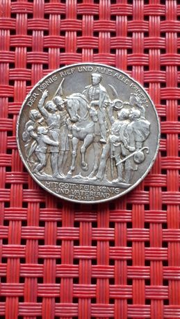 Германская империя 3 марки 1913года