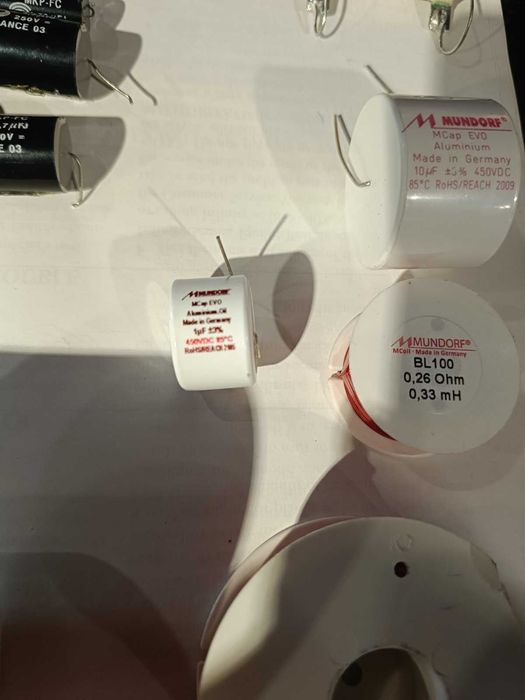 деталі для кросоверів акустичних систем Mundorf ... преміальні