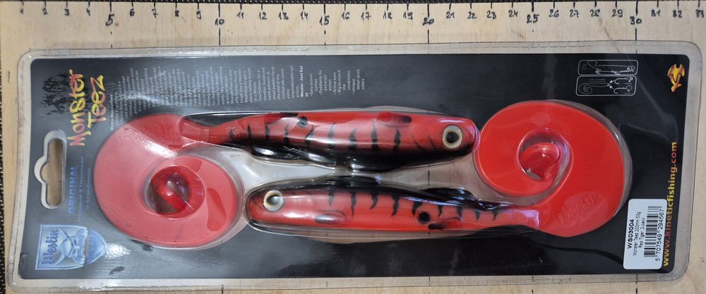 Z312 - zestaw 4 gum 20-23cm - Westin, Abu, Rapala