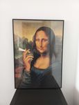 Moldura MonaLisa A Fumar