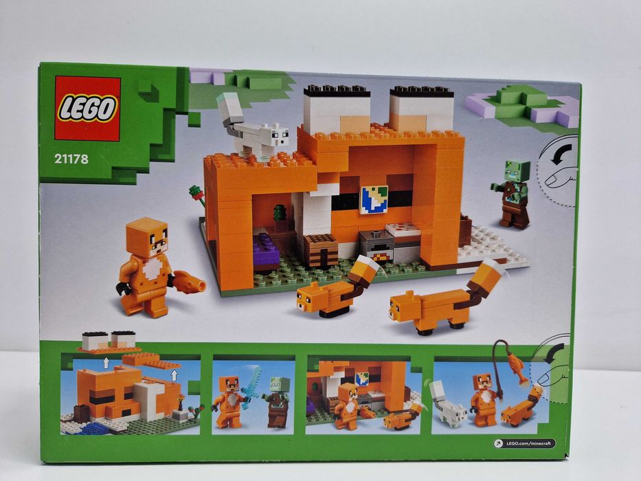 Lego Minecraft siedlisko lisków 21178