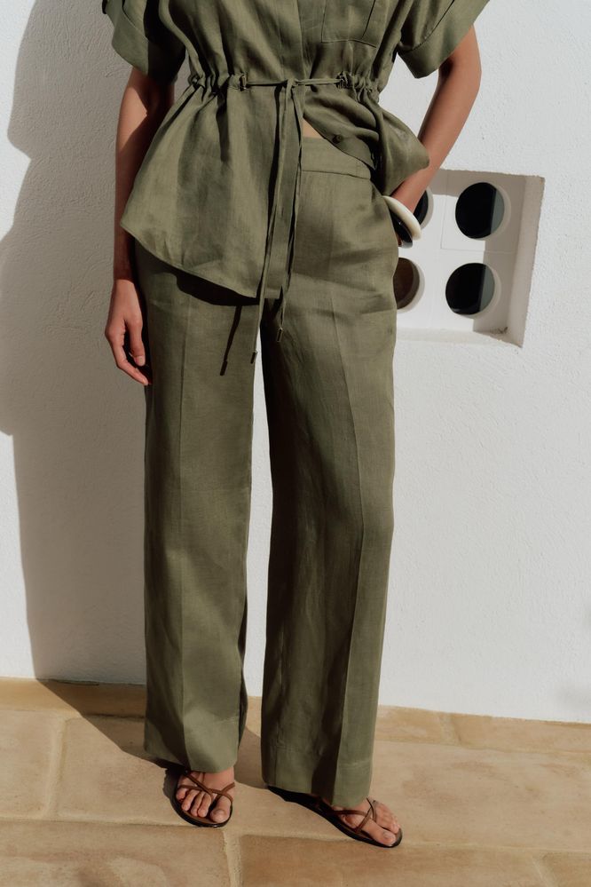 Костюм лляний Zara XS (S)