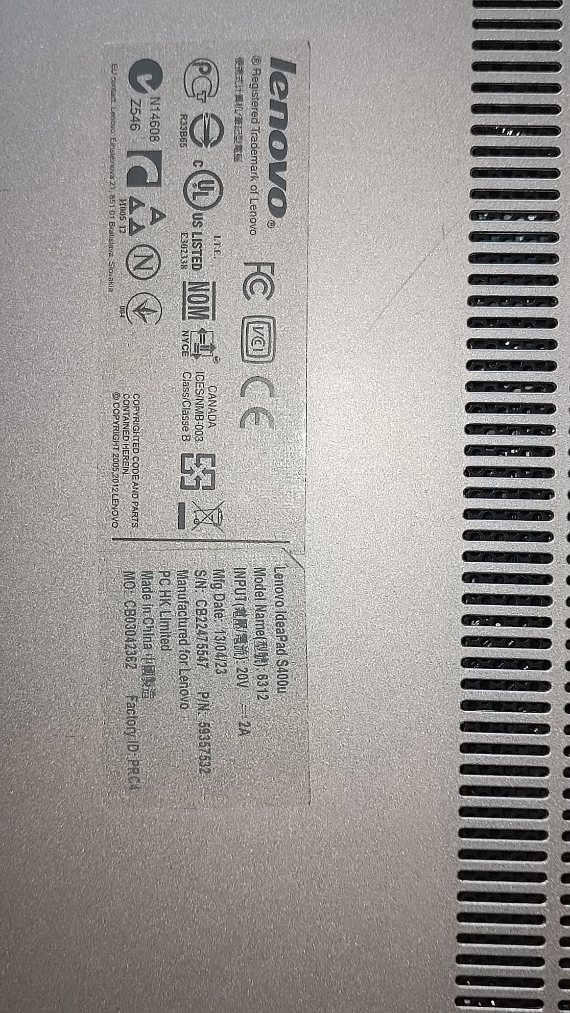 Lenovo ideapad s400u (ультрабук)