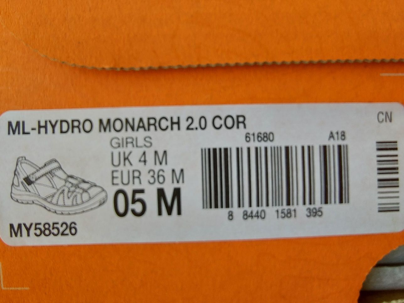 Санлалі з натуральної шкіри Merrell Hydro Monarch