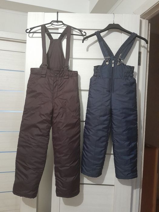 Полукомбинезоны детские зимние , рост 134,  и на 3 г