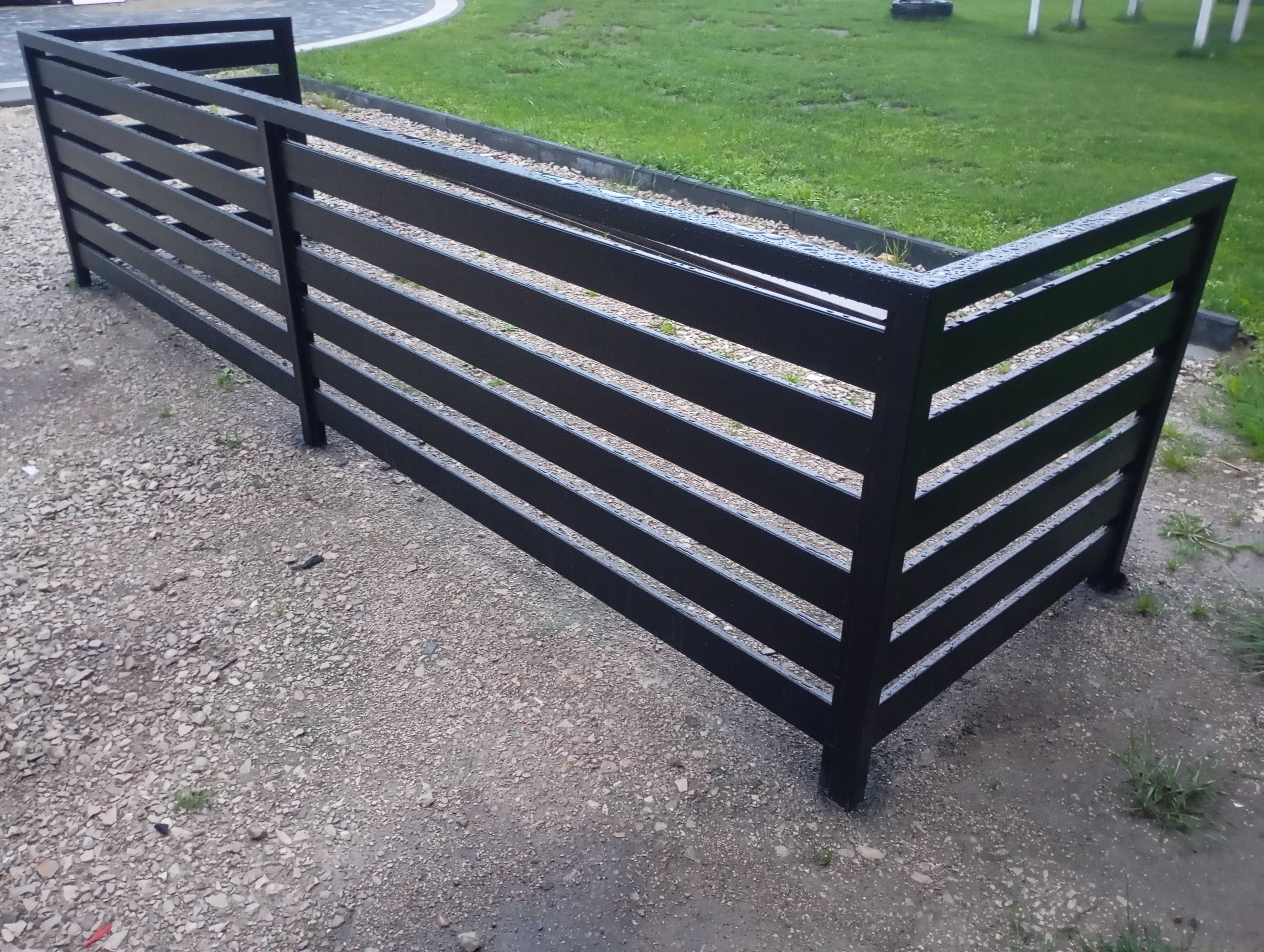 Balustrada balkonowa panelowa profil 2 mm grubości
