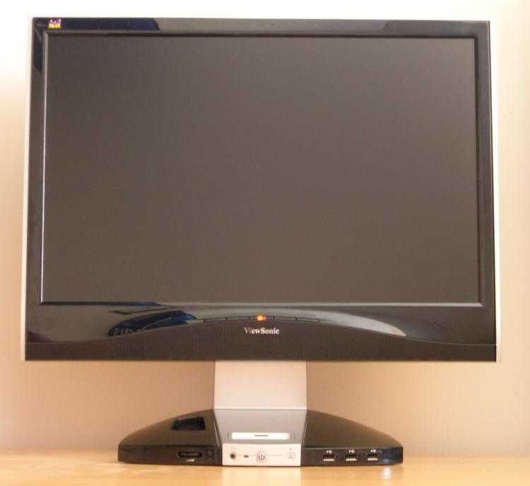 Монитор ViewSonic VX1945WM-3 (шнуры) со звуком, картридером, USB-хабом