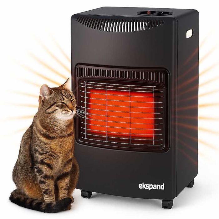 PIECYK GAZOWY szybkie ogrzewanie 4200W na butle GRZEJNIK na gaz