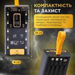 НОВИНКА! Прозрачный повербанк 20000 mAh с 4 кабелями + Fast Charge