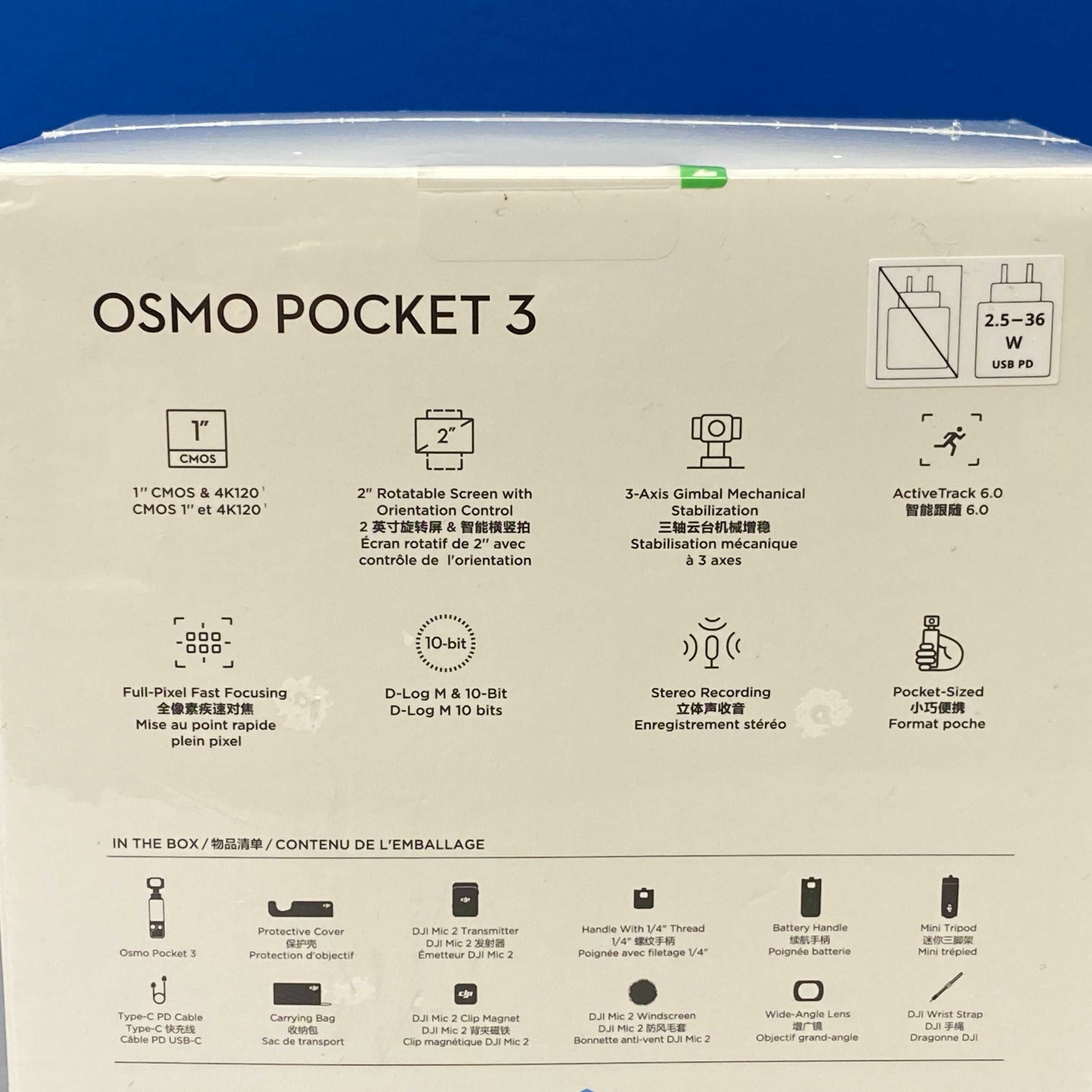 DJI Osmo Pocket 3 Creator Combo (SELADO - 3 ANOS DE GARANTIA)