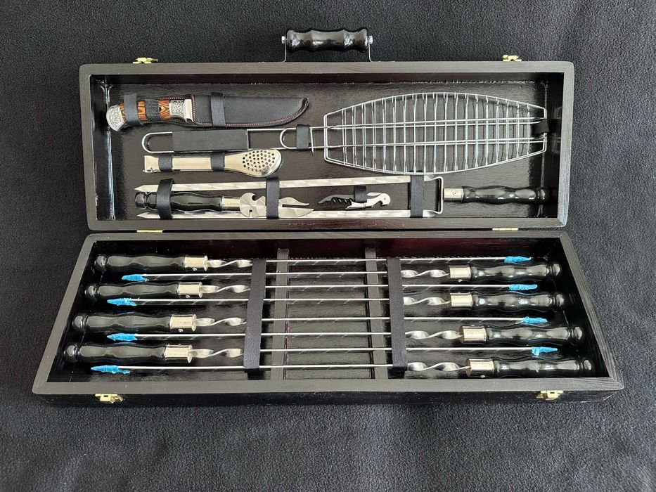 Espetos de aço inoxidável