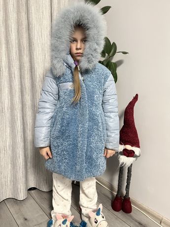 Зимове пальто на дівчинку