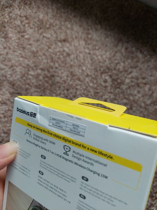 Baseus magpro ll бездротовий зарядний пристрій  7 в 1