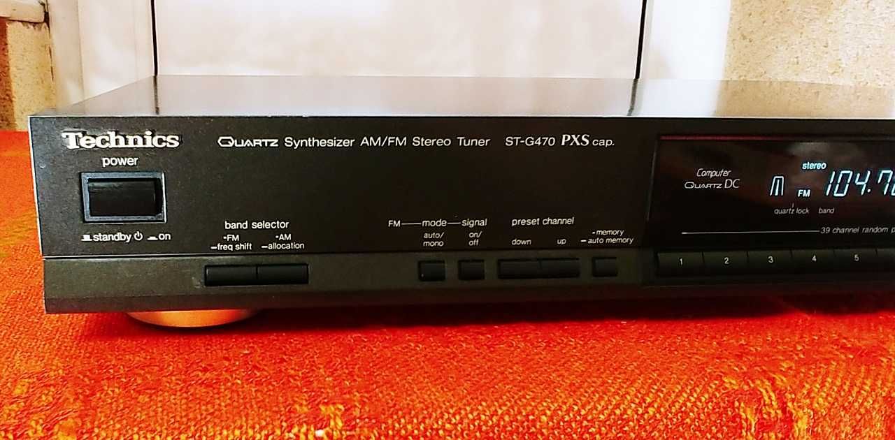 TECHNICS ST-G470 tuner radio FM i AM