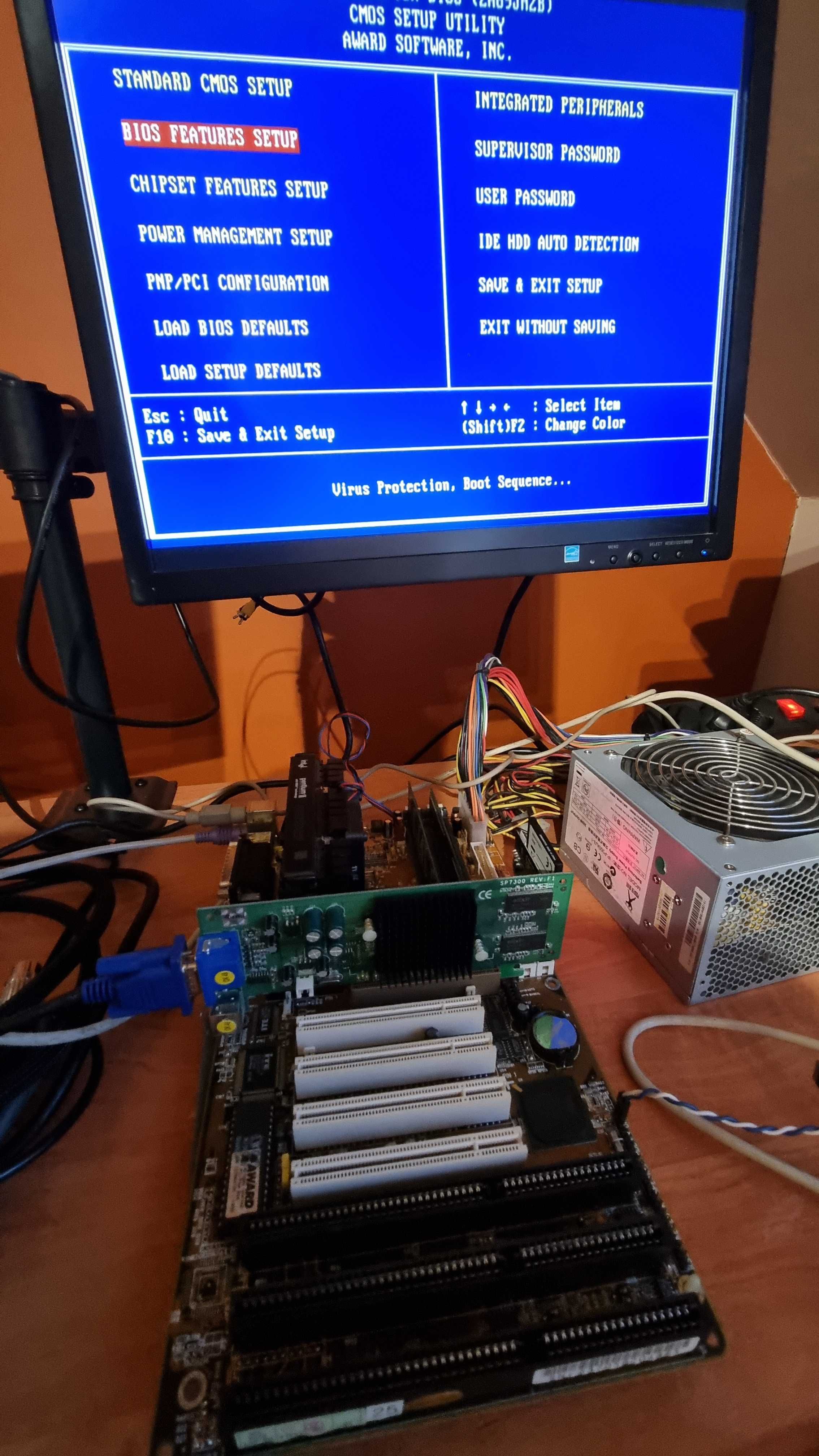 Retro płyta główna do komputerów Siemens Nixdorf D1156 pamięć grafika