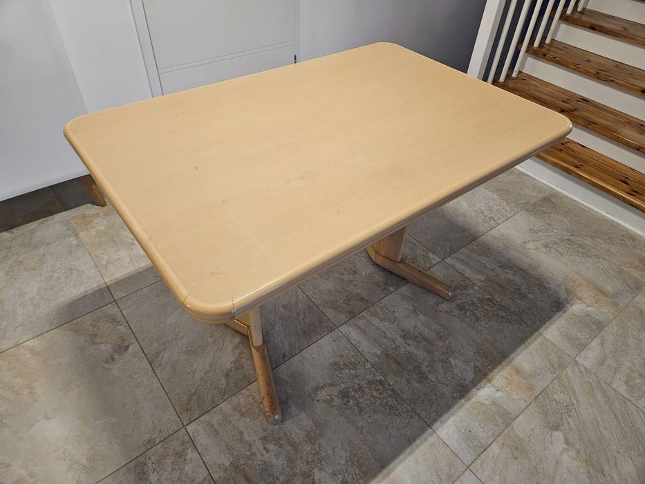 Stół rozkładany 80x120 - 200 dwa wusuwane blaty boczne