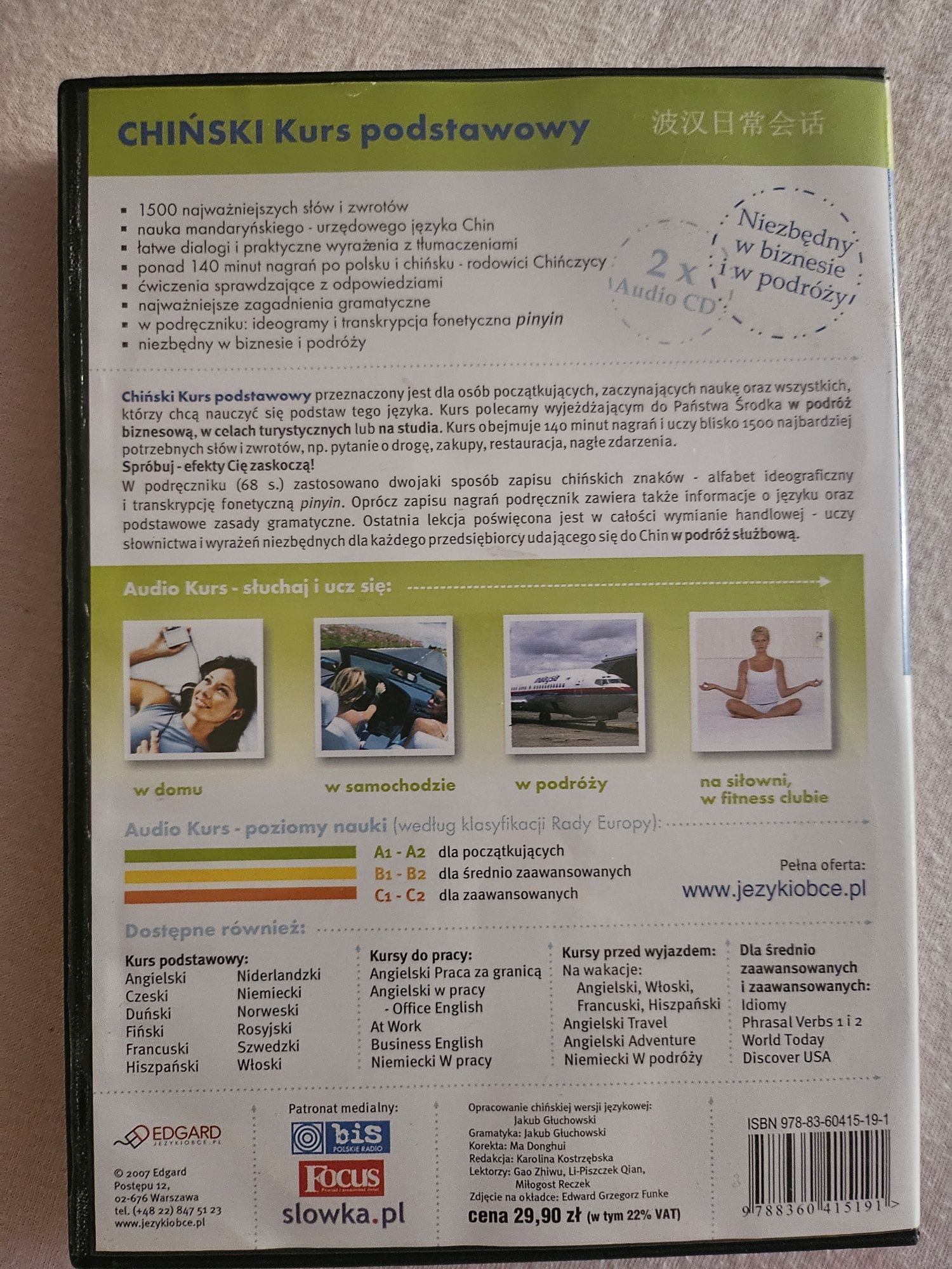 Kurs chińskiego 2 x CD
