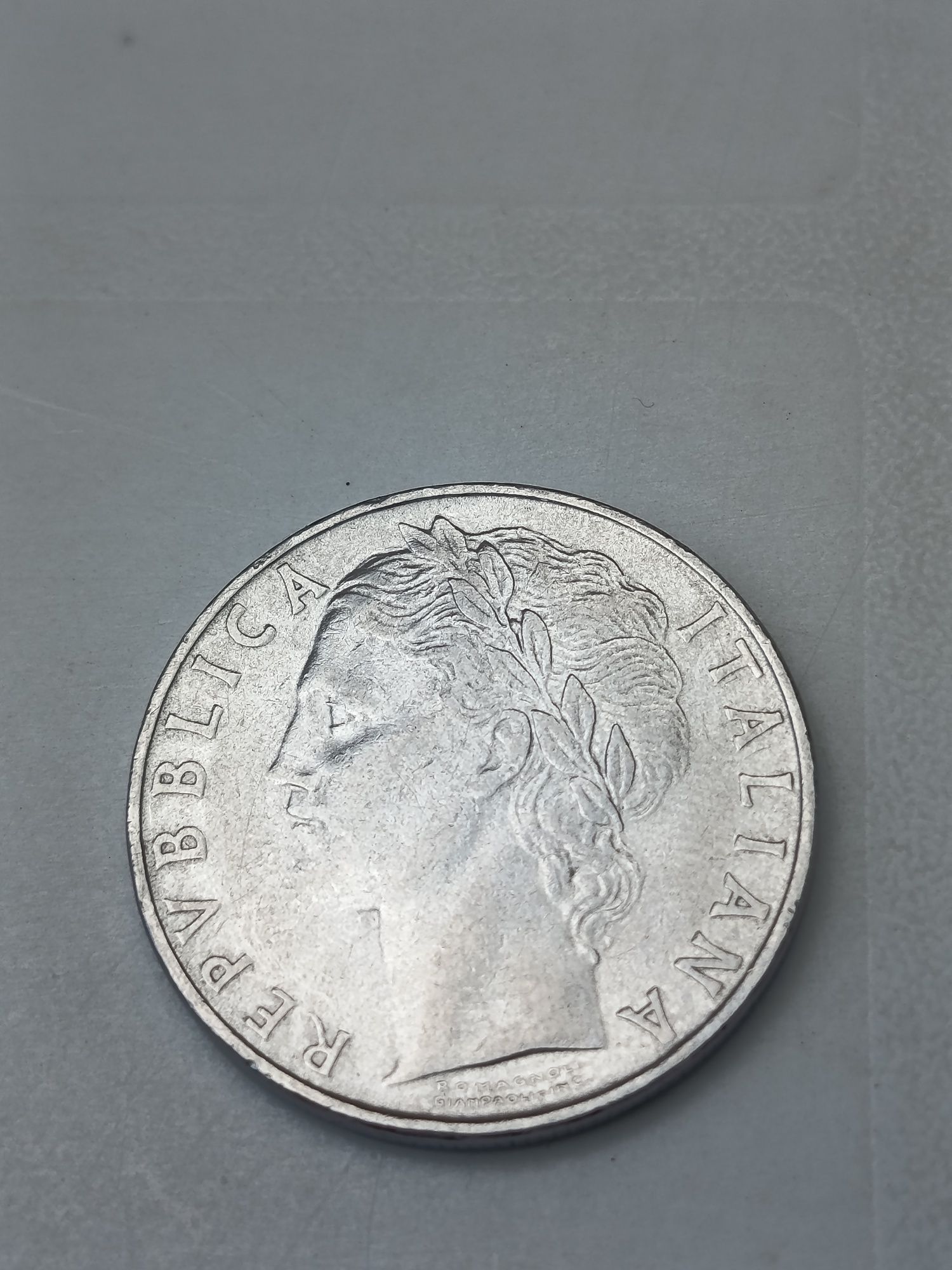 moedas 100 lira 1956