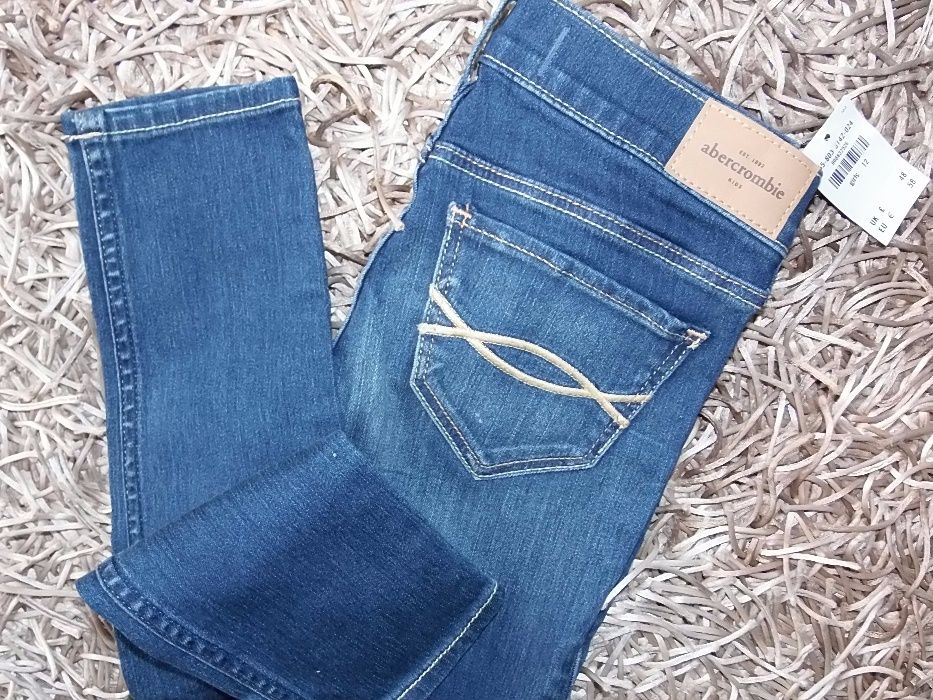 ABERCROMBIE NOWE extra SPODNIE miękki jeans r 152 _ 12 lat