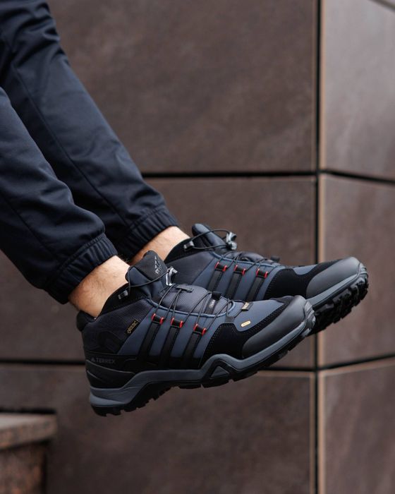 Чоловічі Зимові Кросівки Adidas Terrex Fast R Mid Gore-Tex Fur Winter