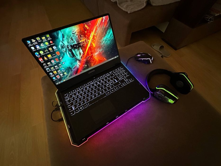 !!Игровой ноутбук!! LENOVO LEGION + игровые девайсы