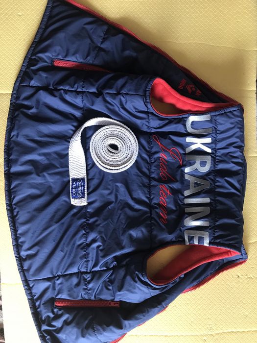 kintayo yuko 140 дзюдо пояс білий жилет