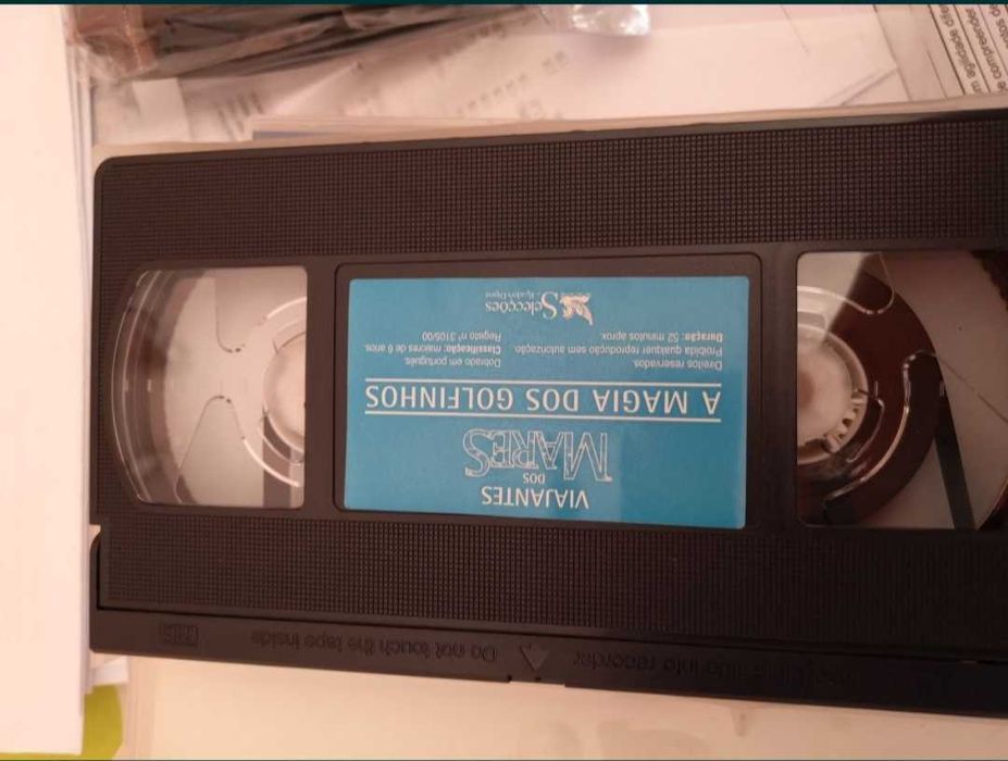 Cassetes VHS vida selvagem